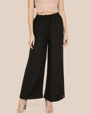 Moirai Relaxed Women Black Trousers