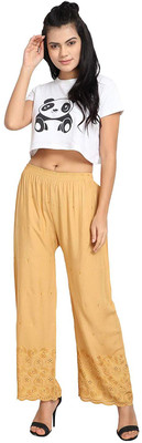PINOVO Relaxed Women Beige Trousers