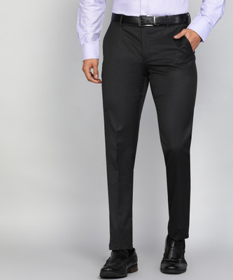 ARROW Regular Fit Men Grey Trousers