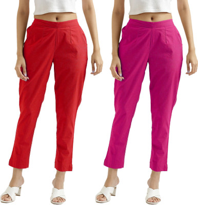 Mast Kalandar Regular Fit Women Red, Pink Trousers