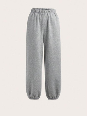 Pricha Solid Women Grey Track Pants