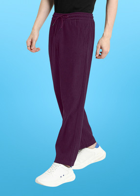 SUN BEAUTY FASHIONISTA HUB Regular Fit Men Purple Trousers