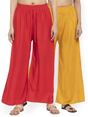 Princi Fashion Regular Fit Women Red, Yellow Trousers