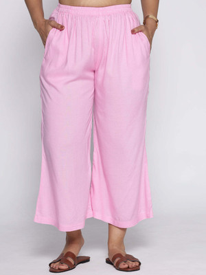 LetsDressUp Regular Fit Women Pink Trousers