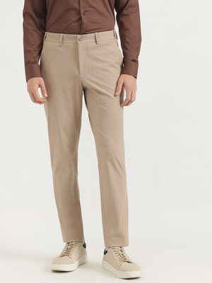 United Colors of Benetton Slim Fit Men Khaki Trousers