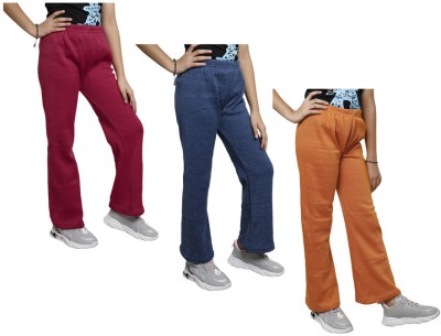 Indistar Regular Fit Girls Multicolor Trousers