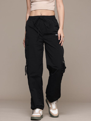Roadster Regular Fit Women Black Trousers