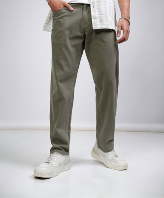HIGHLANDER Relaxed Men Green Trousers