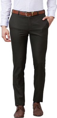 Raymond Slim Fit Men Brown Trousers