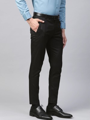 FUBAR Regular Fit Men Black Trousers