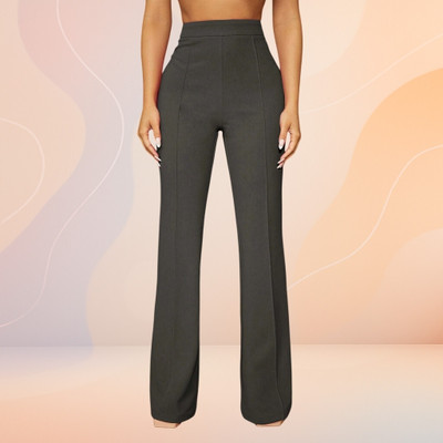 nitafashion Loose Fit Women Grey Trousers