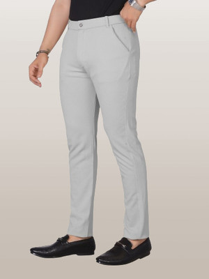 Krishna Designing Regular Fit Men Gold Trousers