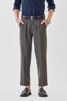 Snitch Regular Fit Men Brown Trousers
