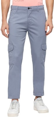 BASICS Slim Fit Men Blue Trousers