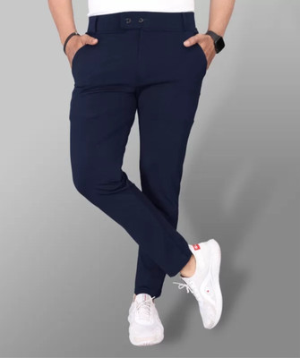 JKGARMENTS Relaxed Men Blue Trousers