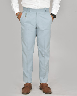 JOE & JOHN Regular Fit Men Blue Trousers