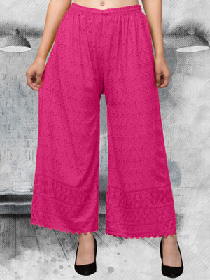 FamBee Relaxed Women Pink Trousers