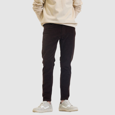 Snitch Slim Fit Men Brown Trousers