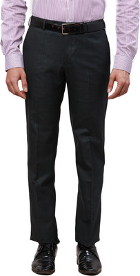 PARK AVENUE Regular Fit Men Grey Trousers