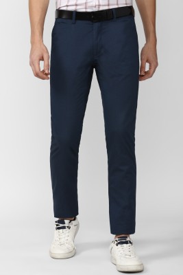 VAN HEUSEN Slim Fit Men Blue Trousers