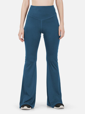 IMPERATIVE by NEU LOOK Flared Women Blue Trousers