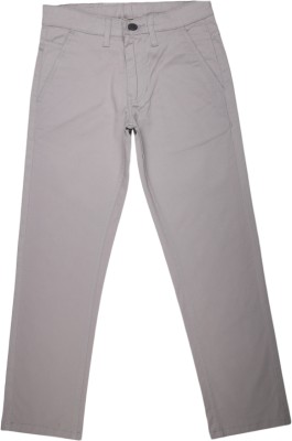 V-MART Regular Fit Boys Grey Trousers