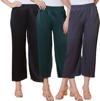 Kintu Parantu Regular Fit Women Multicolor Trousers