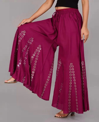 Smasum Relaxed Women Maroon Trousers