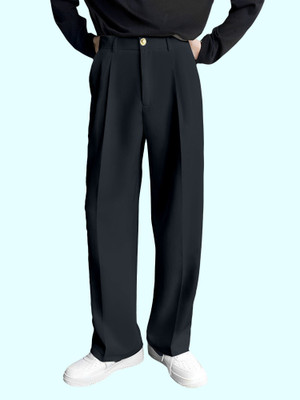 FTX Relaxed Men Grey Trousers