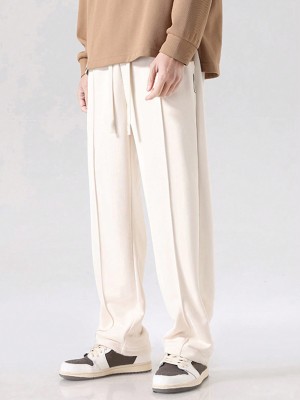 Leriya Fashion Regular Fit Men White Trousers