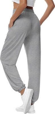 TRUFFLEGUM Loose Fit Women Grey Trousers