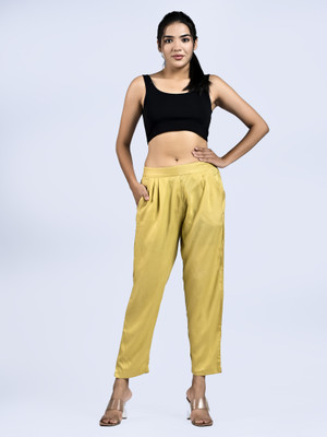 Mirayya Regular Fit Women Beige Trousers