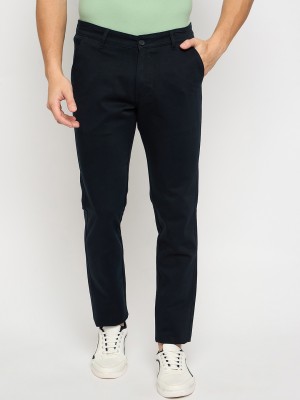 DUKE Slim Fit Men Blue Trousers