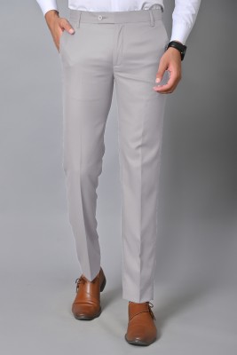 Satystyle Regular Fit Men Grey Trousers