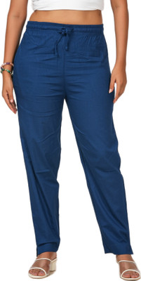 LoveiT Regular Fit Women Dark Blue Trousers