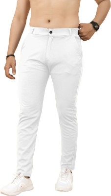 TEJANI FASHION Regular Fit Men White Trousers