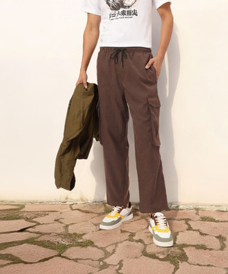 Kook N Keech Regular Fit Men Brown Trousers