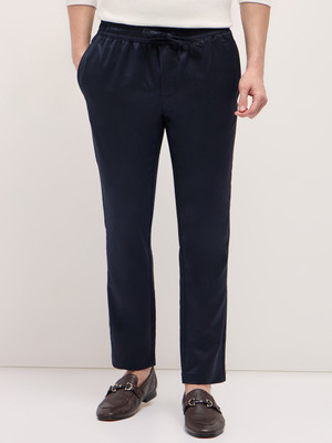 THE BEAR HOUSE Slim Fit Men Blue Trousers