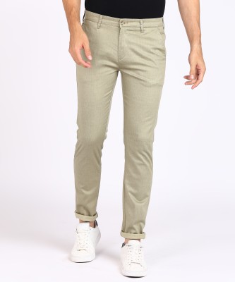 KILLER Slim Fit Men Khaki Trousers