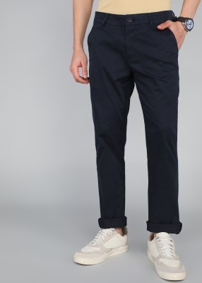 BEING HUMAN Slim Fit Men Blue Trousers