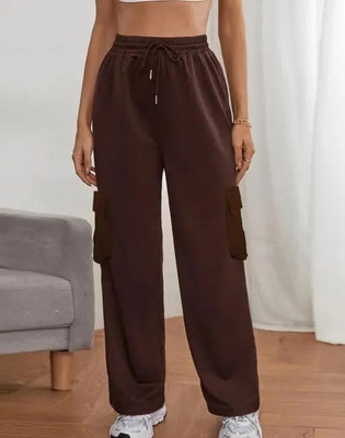 Detour Regular Fit Women Brown Trousers
