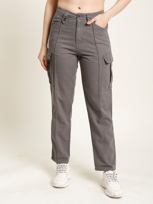 Roadster Regular Fit Women Grey Trousers