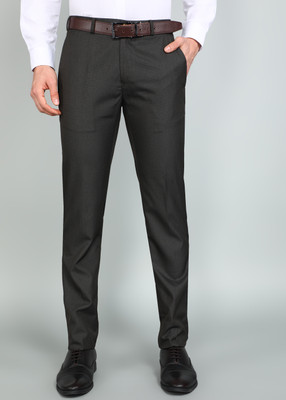 Raymond Slim Fit Men Brown Trousers