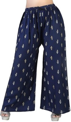 PALAZZO DESIGNS Regular Fit Women Blue Trousers