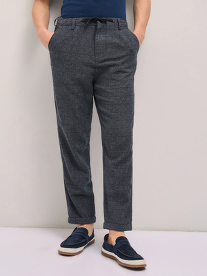 THE BEAR HOUSE Tapered Men Grey Trousers