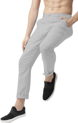 Vamdev Hub Regular Fit Men Grey Trousers