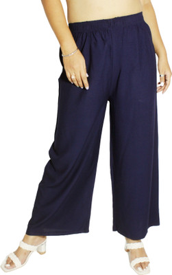 pinkshell Regular Fit Women Blue Trousers