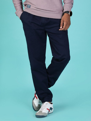 V-MART Regular Fit Men Blue Trousers