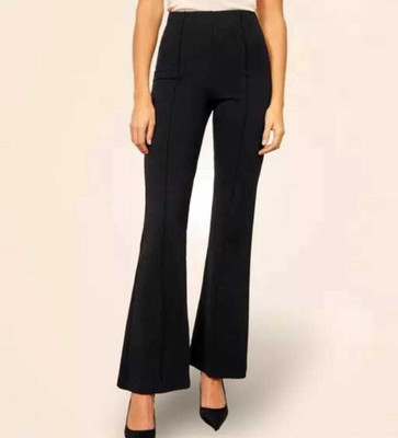 MODERNSSHOP Regular Fit Women Black Trousers