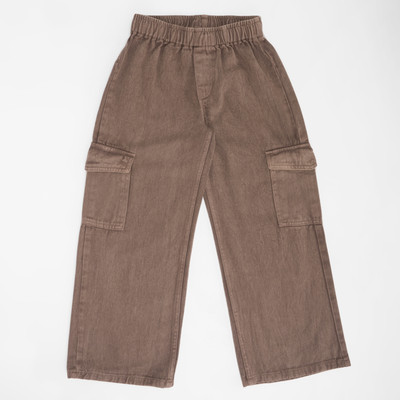 Pantaloons Junior Regular Fit Girls Beige Trousers